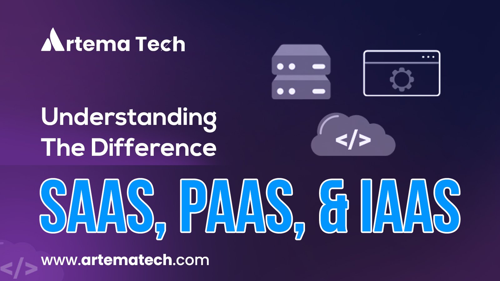 SaaS, PaaS, and IaaS